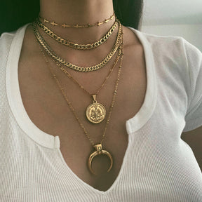 Urbanti Stainless Steel Cathedral Cross Choker