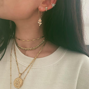 Urbanti Stainless Steel Cathedral Cross Choker