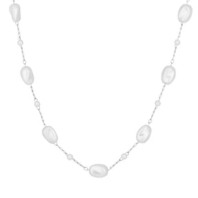 Urbanti Stainless Steel Cayenne Pearl Choker