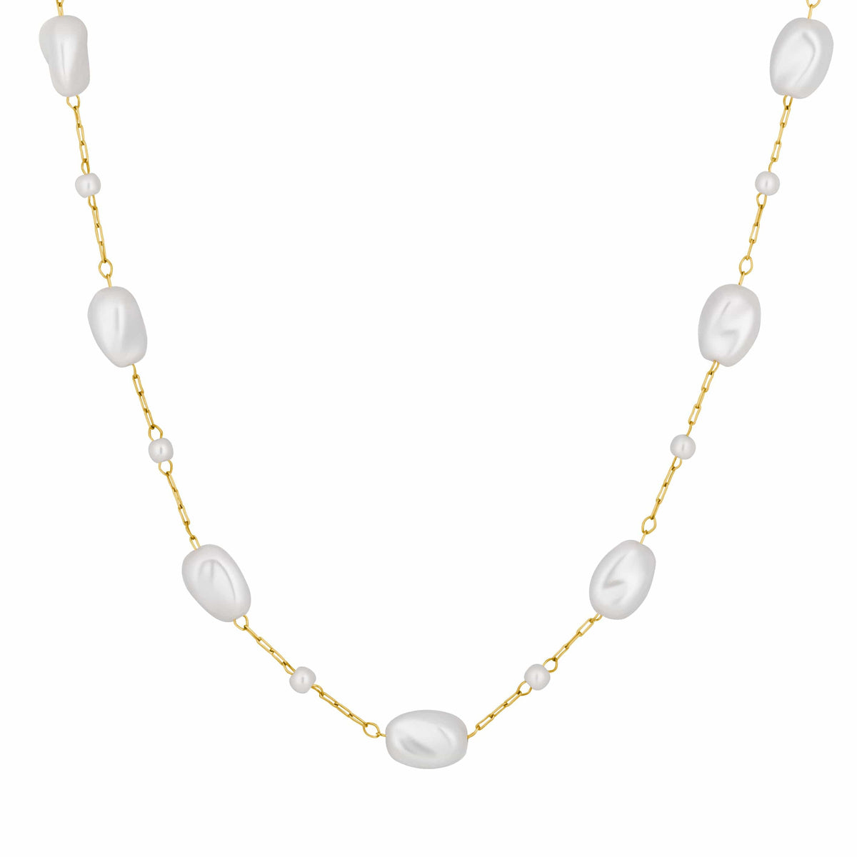 Urbanti Stainless Steel Cayenne Pearl Choker