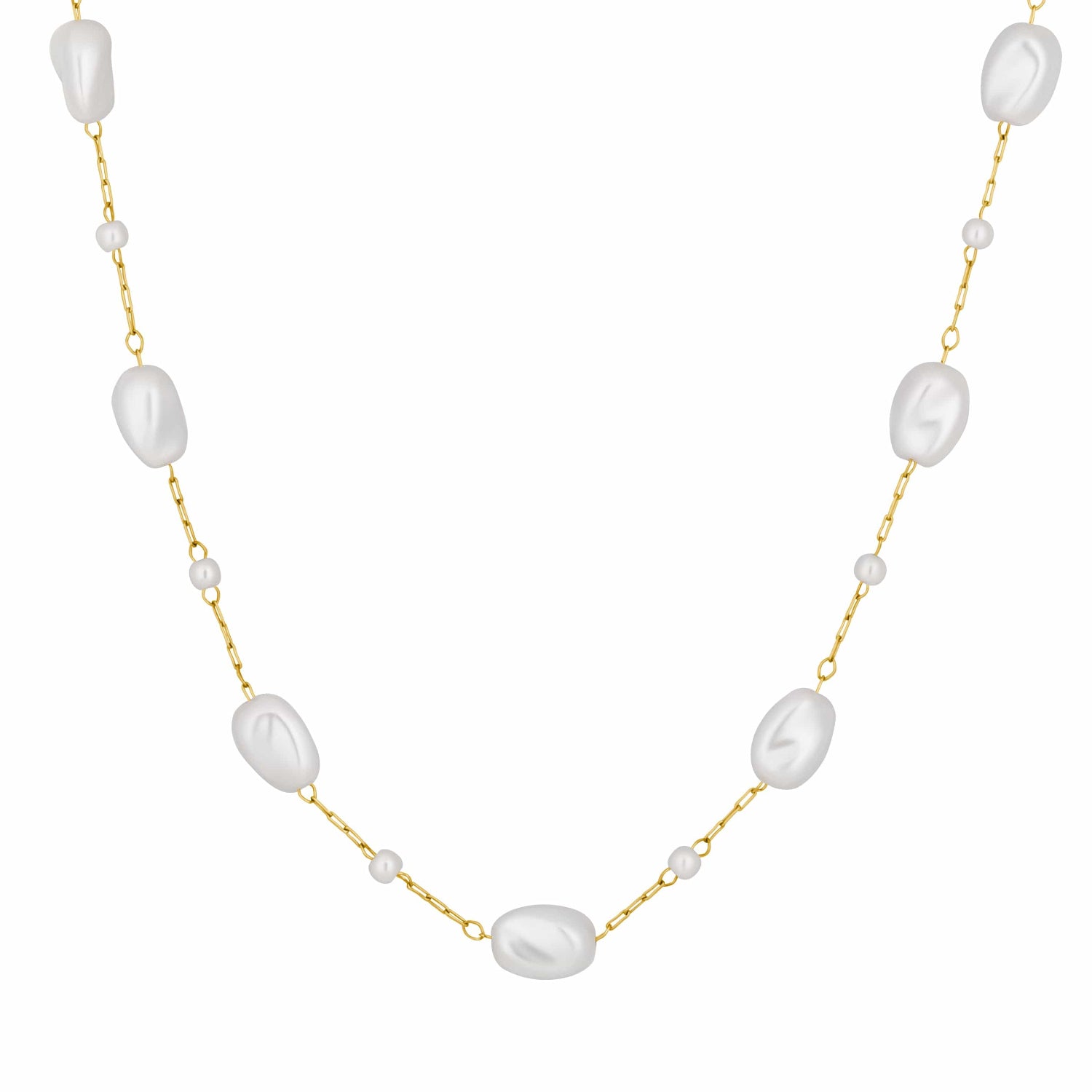 Urbanti Stainless Steel Cayenne Pearl Choker