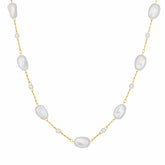 Urbanti Stainless Steel Cayenne Pearl Choker