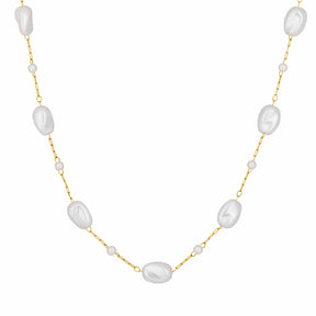 Urbanti Stainless Steel Cayenne Pearl Choker