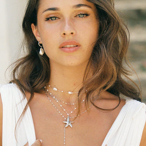 Urbanti Stainless Steel Cayenne Pearl Choker