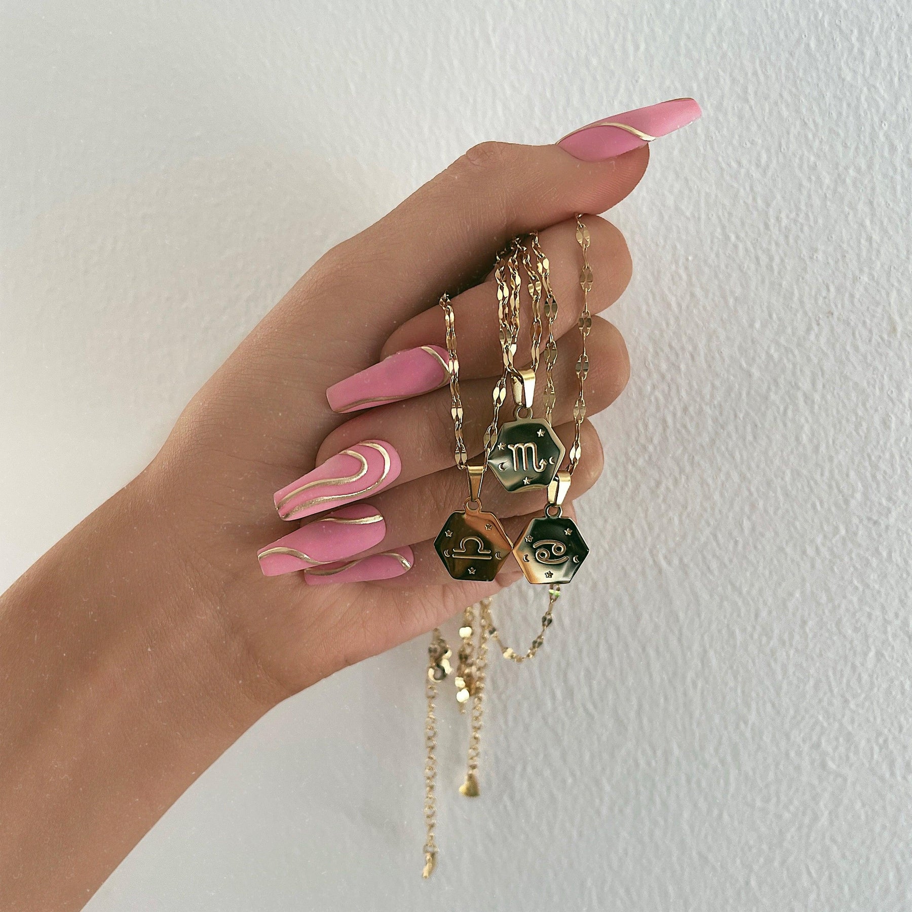 Urbanti Stainless Steel Celestial Zodiac Necklace