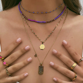 Urbanti Stainless Steel Celestial Zodiac Necklace