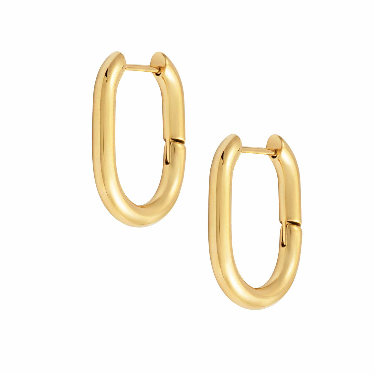 Urbanti Stainless Steel Charli Hoop Earrings Gold