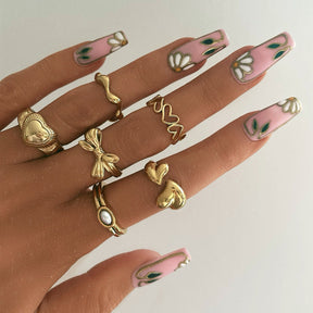 Urbanti Stainless Steel Charlotte Pearl Ring