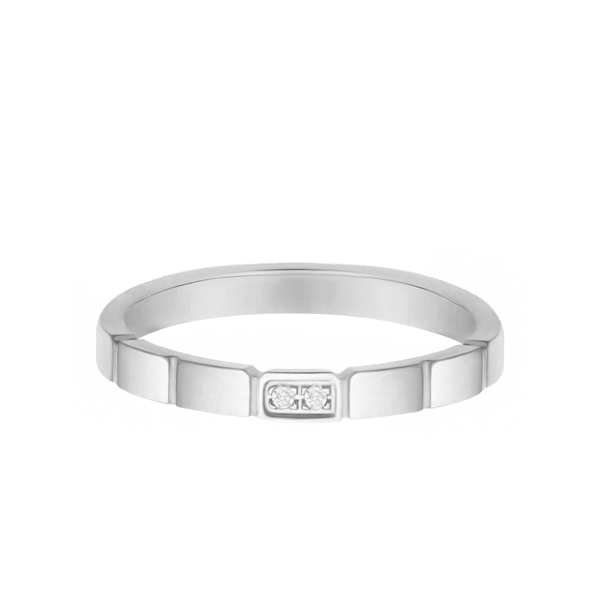Urbanti Stainless Steel Cheryl Ring Silver / US 3 / UK F / EUR 44 / (midi)