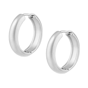 Urbanti Stainless Steel Chunky Hoop Earrings