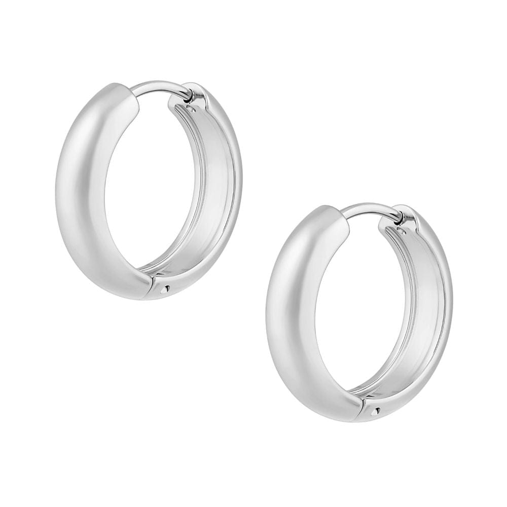 Urbanti Stainless Steel Chunky Hoop Earrings
