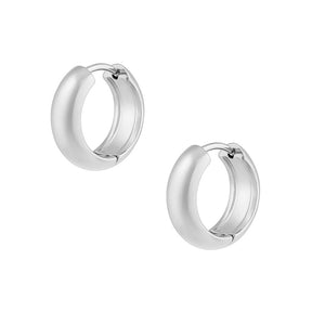 Urbanti Stainless Steel Chunky Hoop Earrings