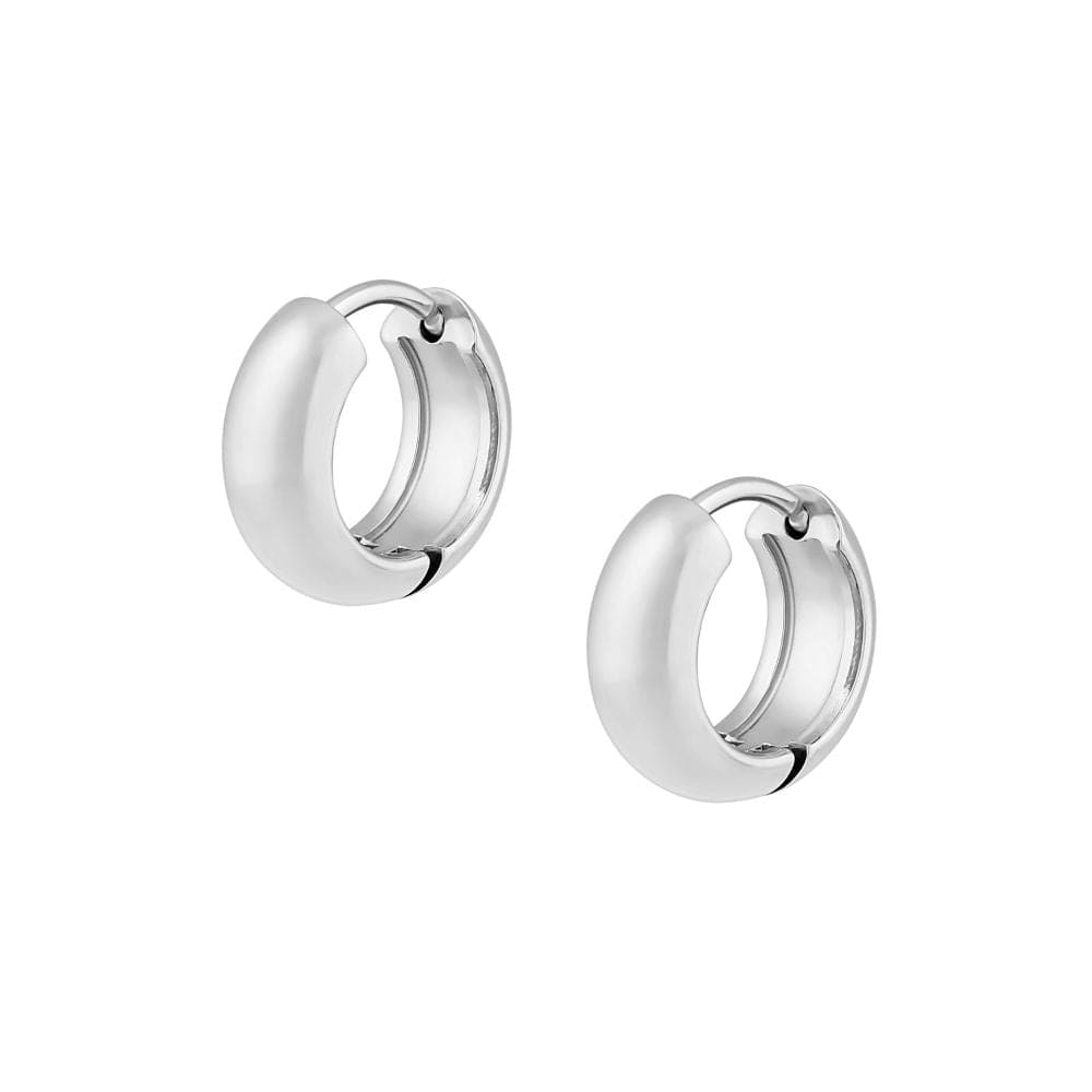 Urbanti Stainless Steel Chunky Hoop Earrings