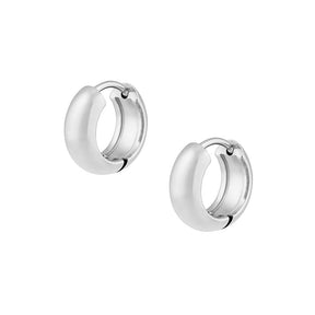 Urbanti Stainless Steel Chunky Hoop Earrings