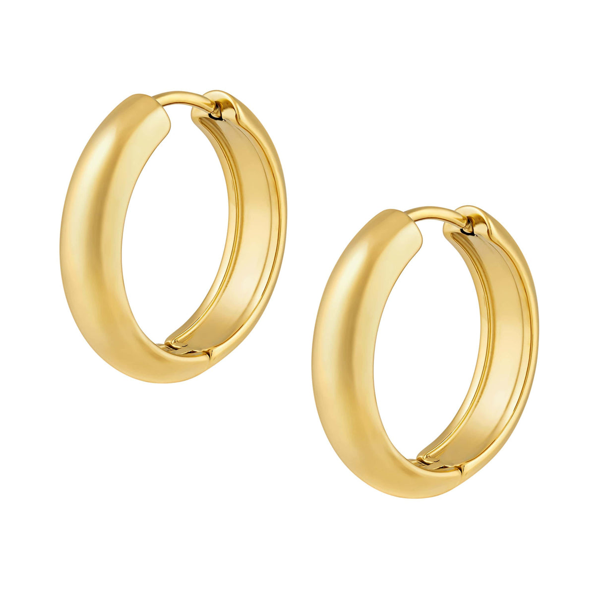 Urbanti Stainless Steel Chunky Hoop Earrings