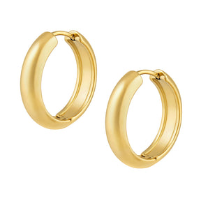 Urbanti Stainless Steel Chunky Hoop Earrings