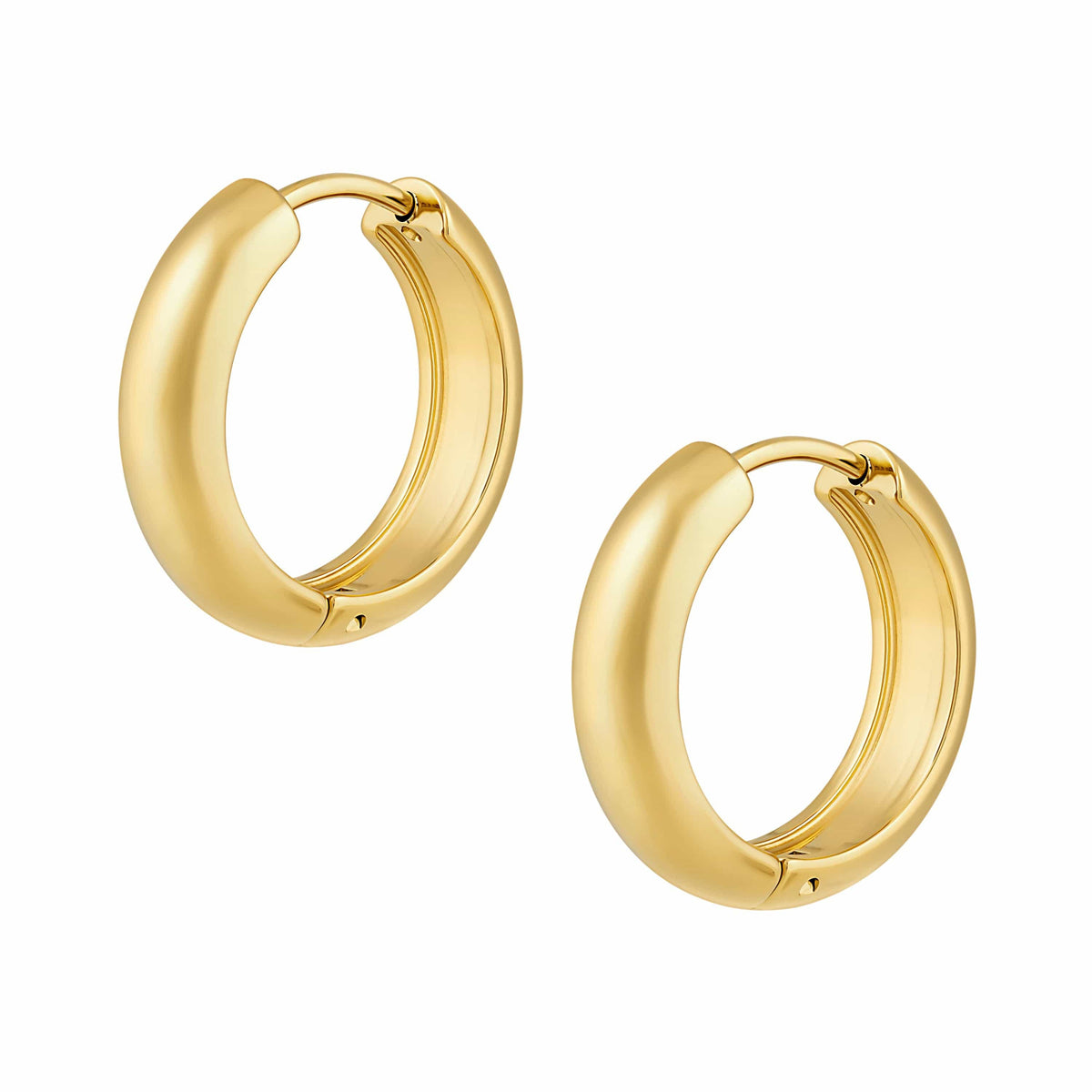 Urbanti Stainless Steel Chunky Hoop Earrings