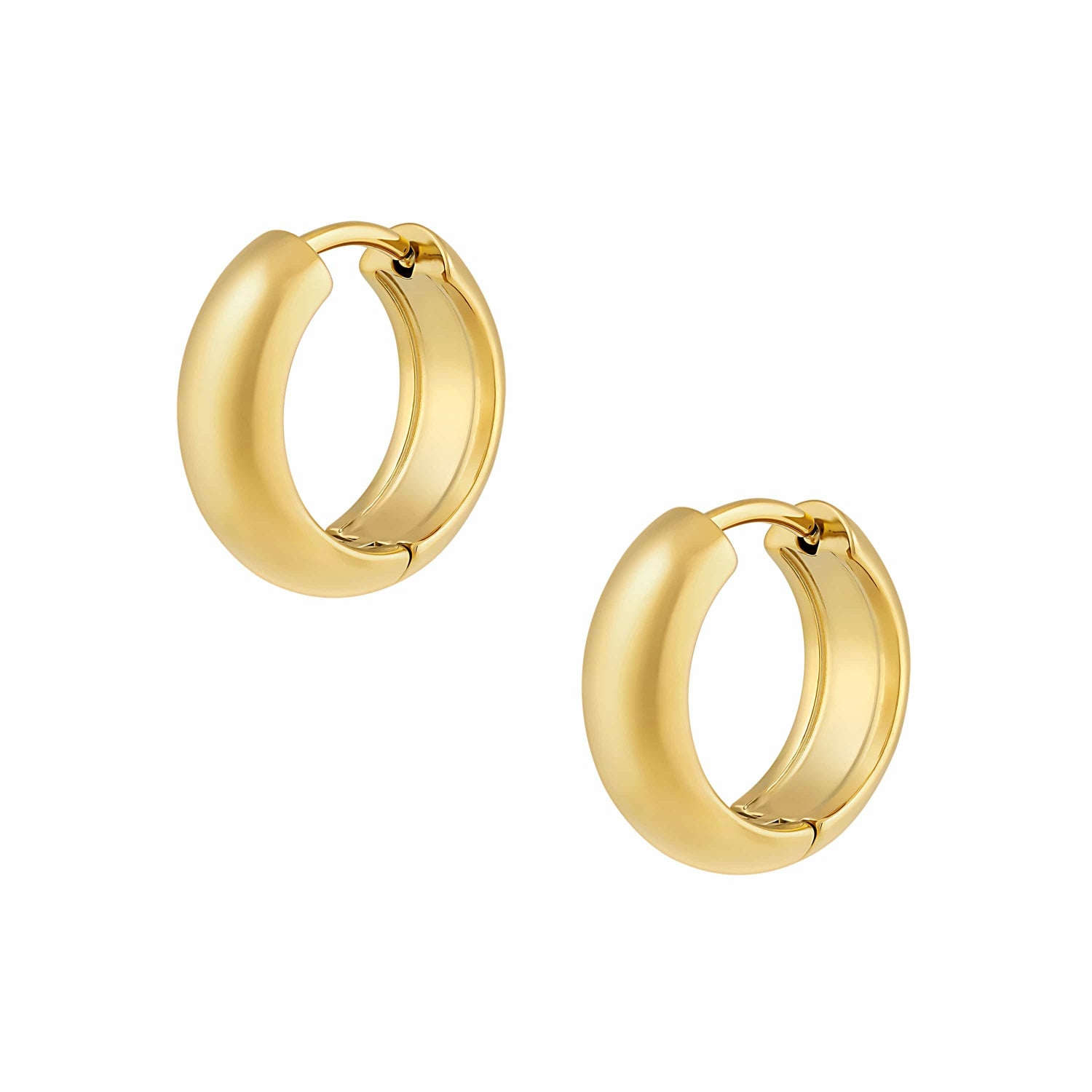 Urbanti Stainless Steel Chunky Hoop Earrings