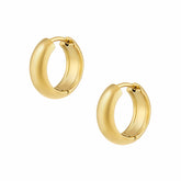 Urbanti Stainless Steel Chunky Hoop Earrings
