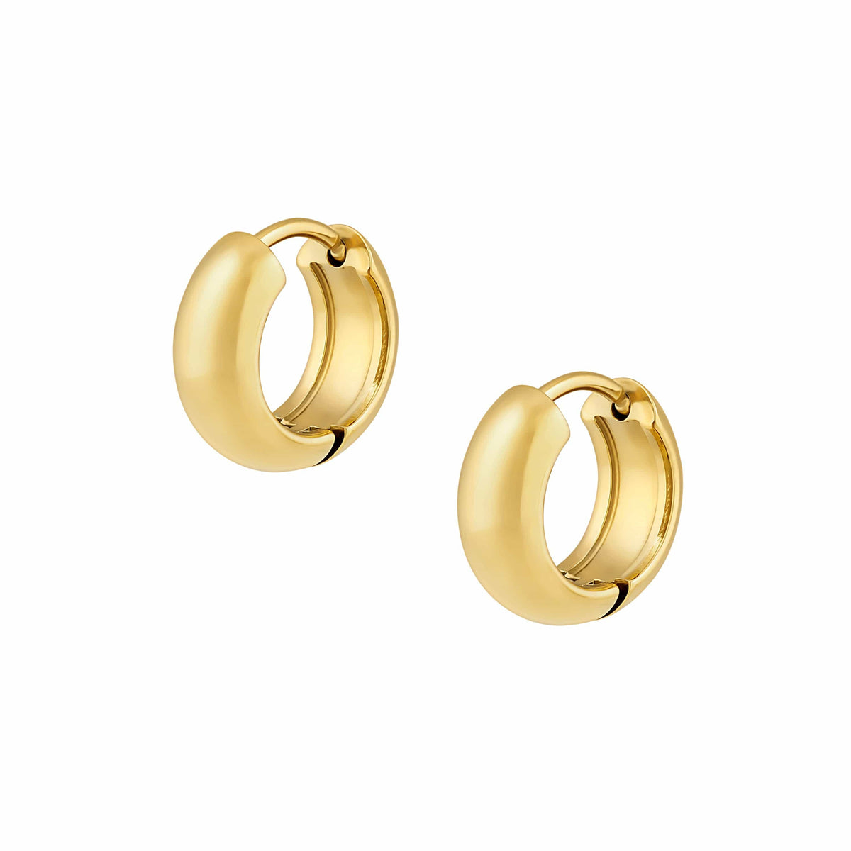 Urbanti Stainless Steel Chunky Hoop Earrings