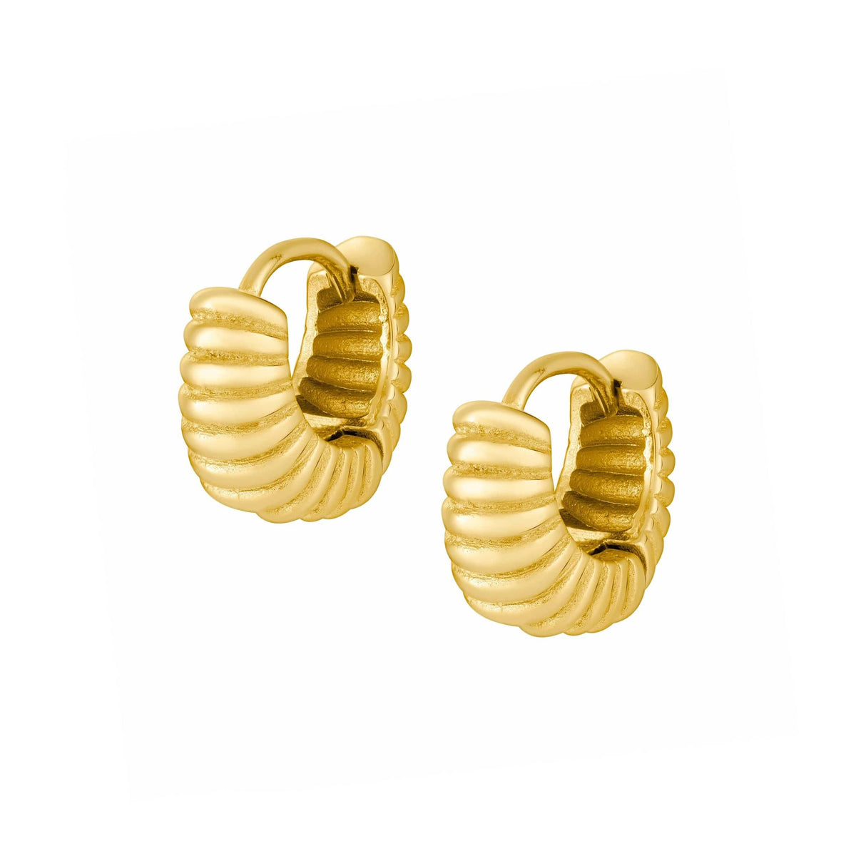 Urbanti Stainless Steel Clary Hoop Earrings