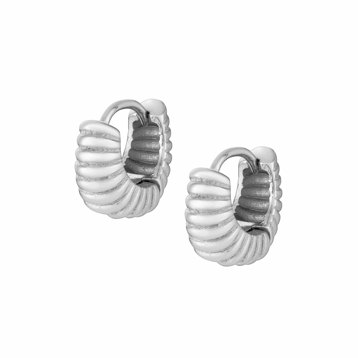 Urbanti Stainless Steel Clary Hoop Earrings