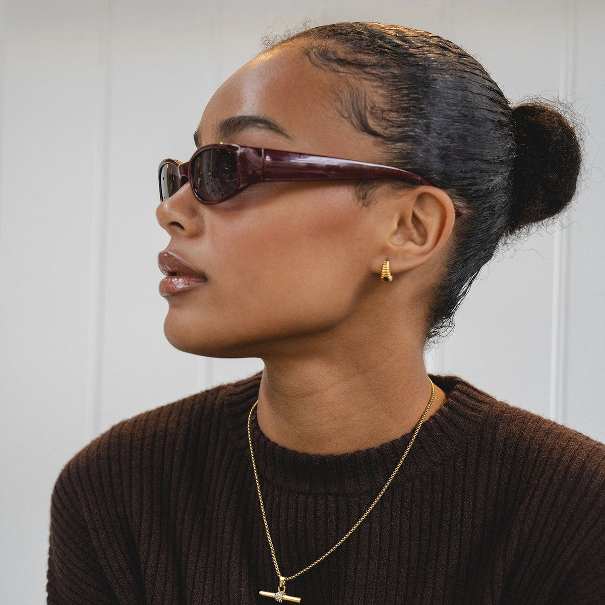 Urbanti Stainless Steel Clary Hoop Earrings