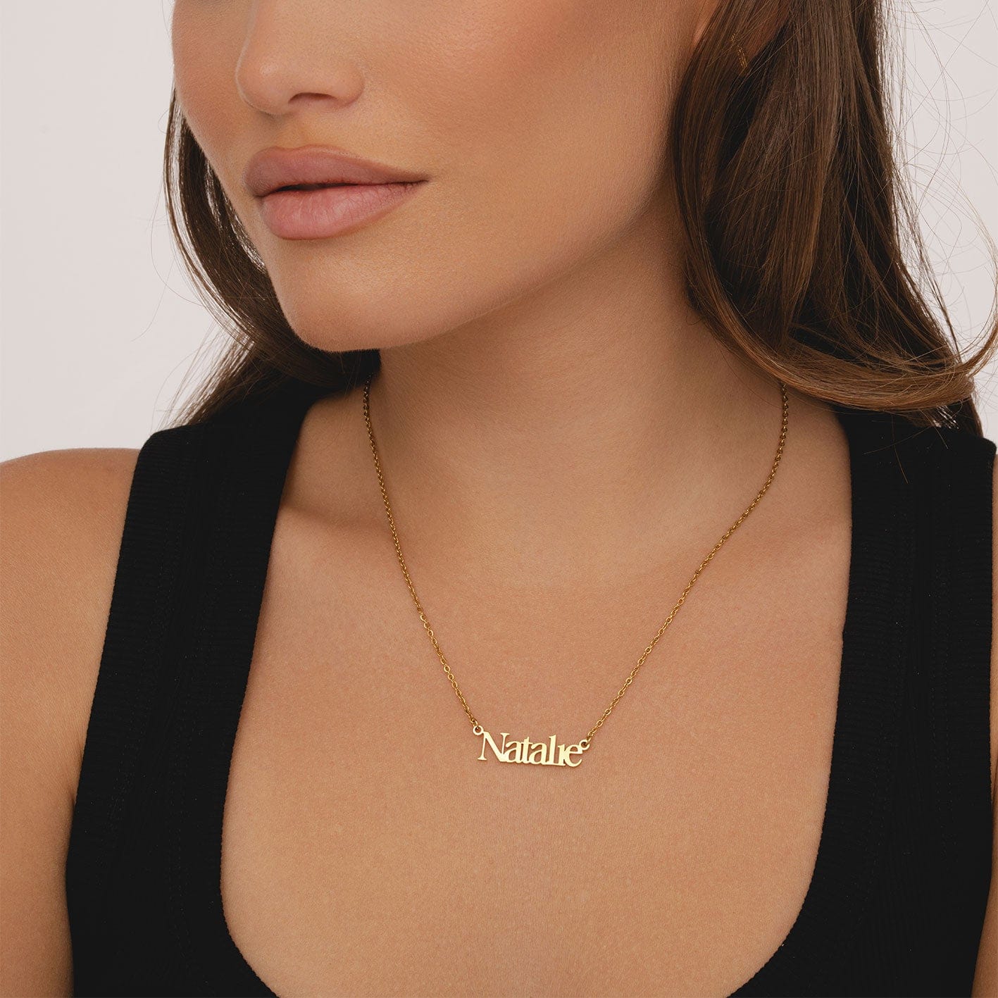 Urbanti Stainless Steel Personalised Name Necklace - Classic