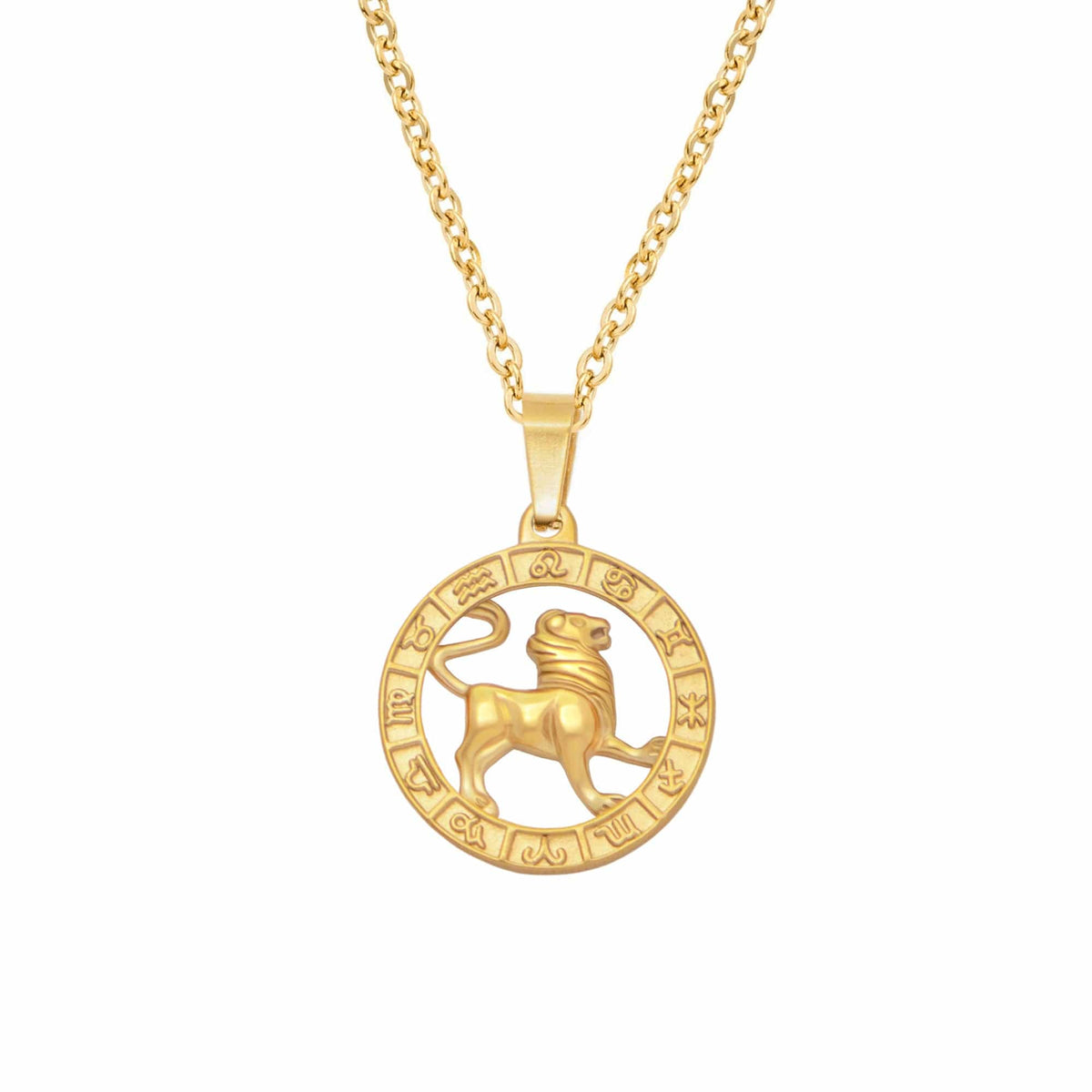 Urbanti Stainless Steel Classic Zodiac Necklace