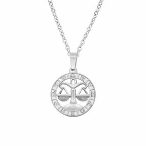 Urbanti Stainless Steel Classic Zodiac Necklace