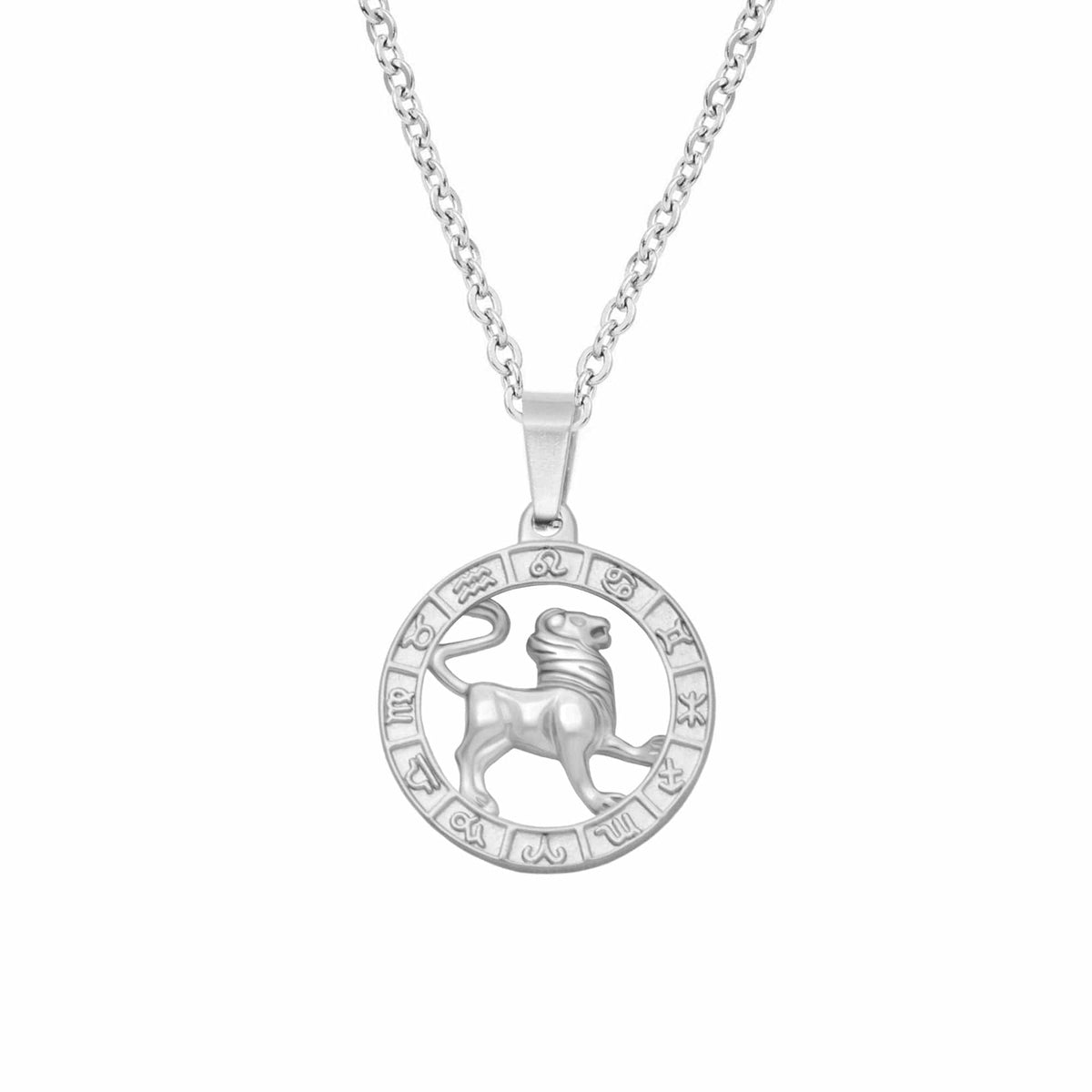 Urbanti Stainless Steel Classic Zodiac Necklace