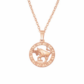 Urbanti Stainless Steel Classic Zodiac Necklace