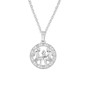 Urbanti Stainless Steel Classic Zodiac Necklace