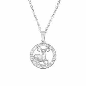 Urbanti Stainless Steel Classic Zodiac Necklace