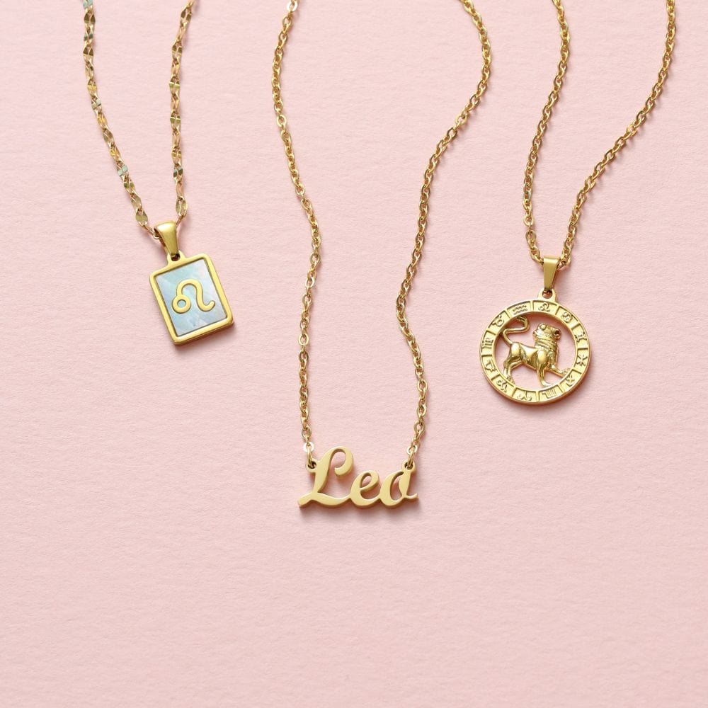Urbanti Stainless Steel Classic Zodiac Necklace