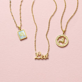 Urbanti Stainless Steel Classic Zodiac Necklace