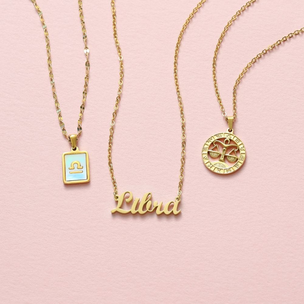 Urbanti Stainless Steel Classic Zodiac Necklace