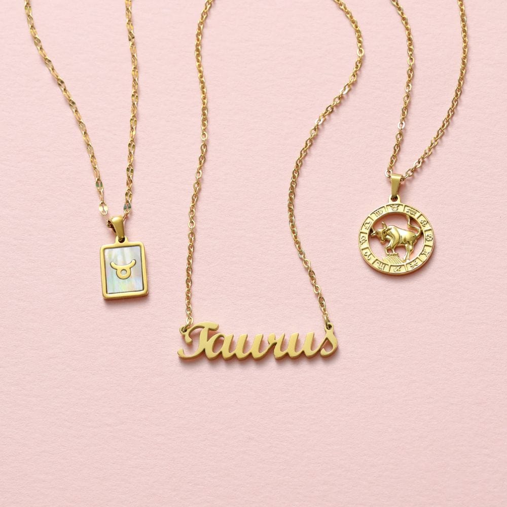 Urbanti Stainless Steel Classic Zodiac Necklace