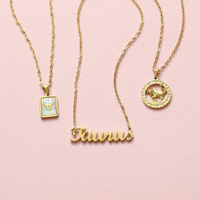 Urbanti Stainless Steel Classic Zodiac Necklace