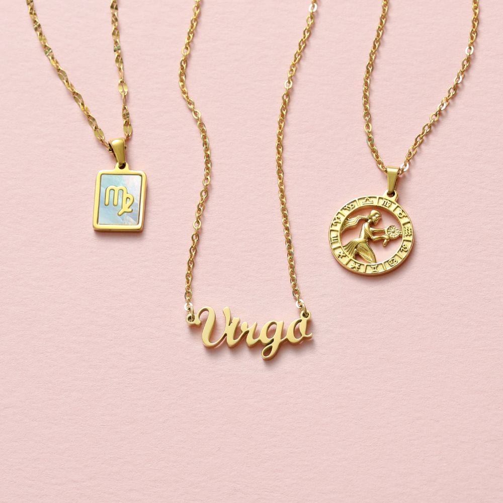 Urbanti Stainless Steel Classic Zodiac Necklace