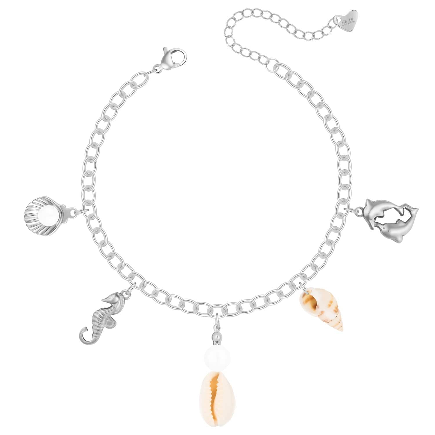 Urbanti Stainless Steel Coast Pearl Anklet