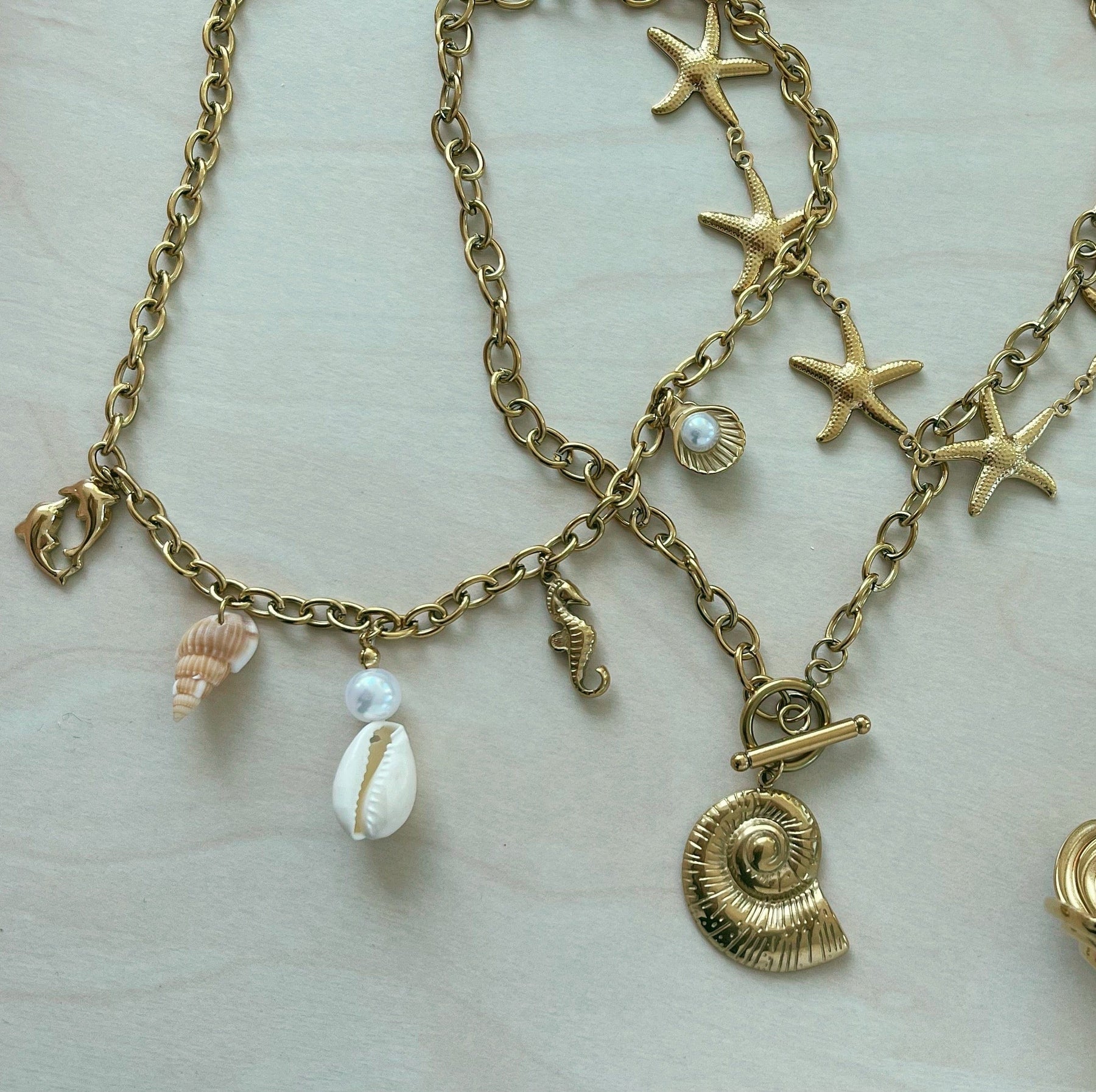 Urbanti Stainless Steel Coast Pearl Necklace