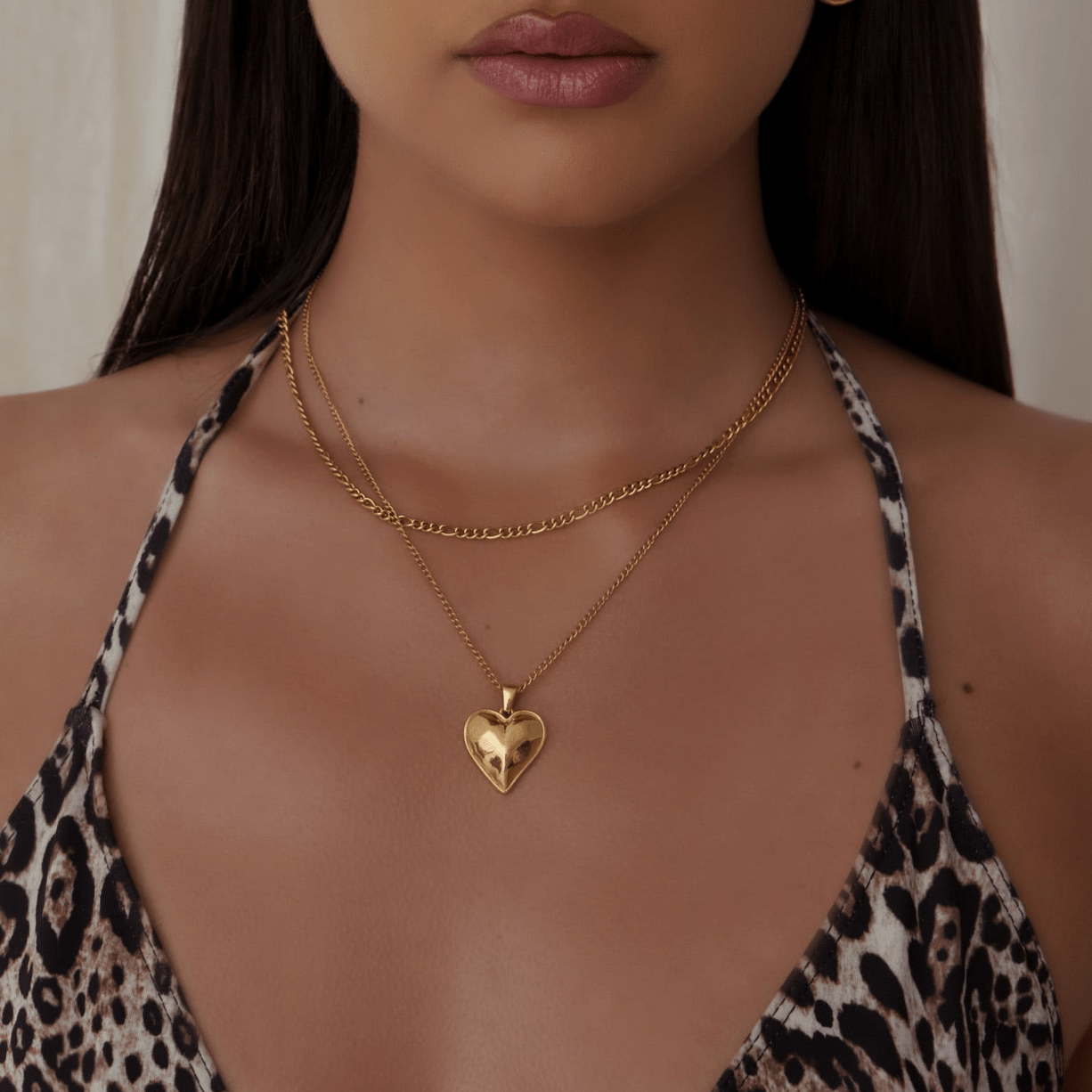 Urbanti Stainless Steel Devoted Layered Necklace