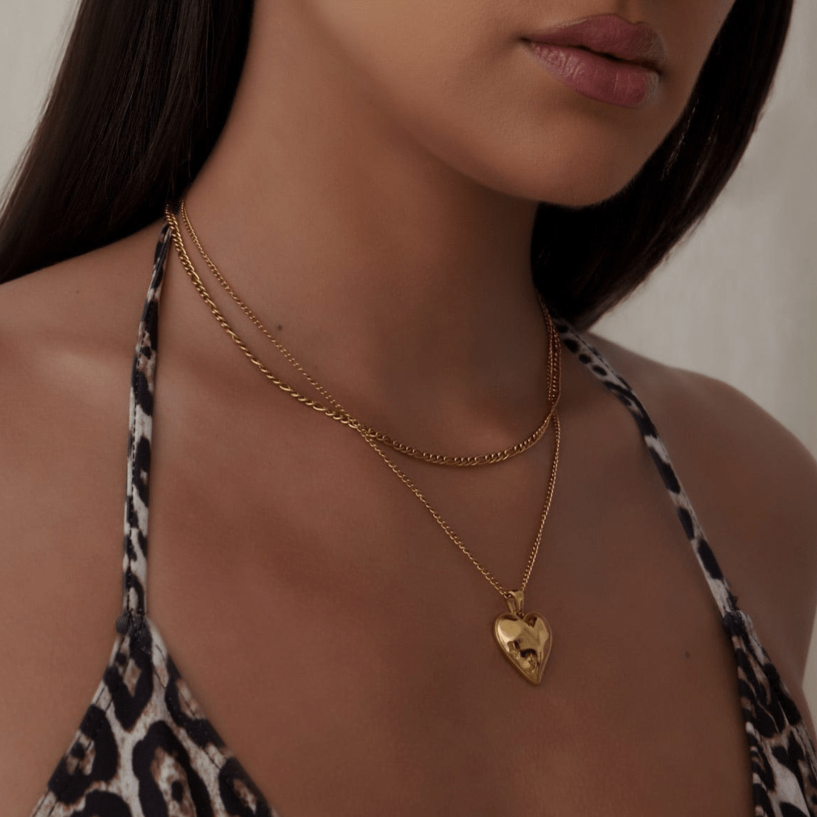 Urbanti Stainless Steel Devoted Layered Necklace