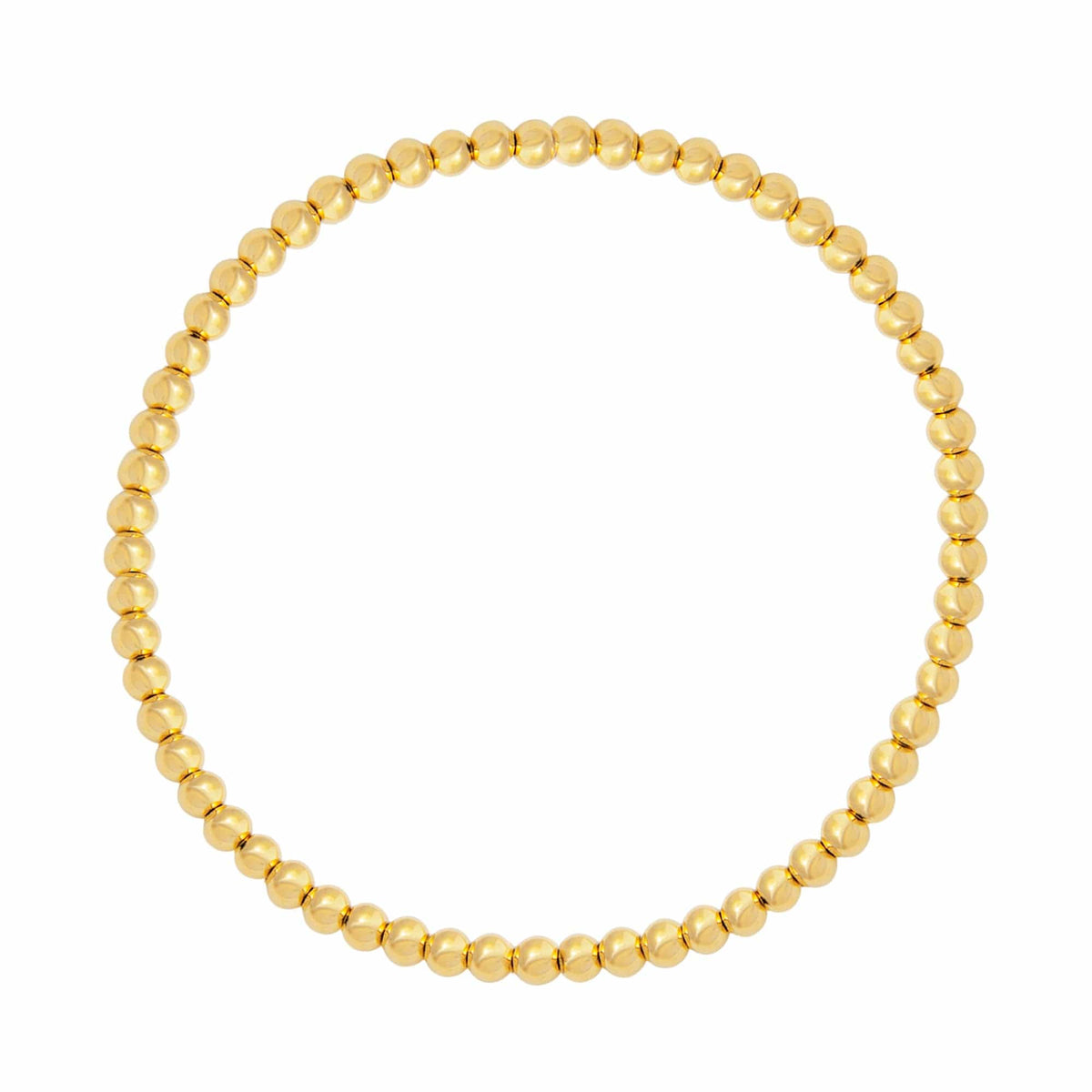 Urbanti Stainless Steel Gloria Beaded Bracelet Gold