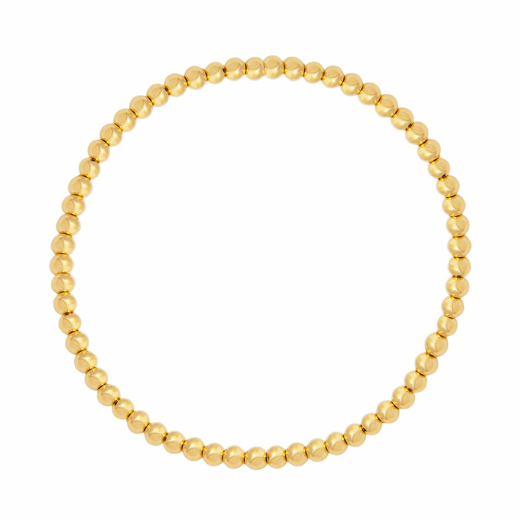 Urbanti Stainless Steel Gloria Beaded Bracelet Gold