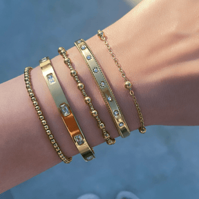 Urbanti Stainless Steel Cruise Beaded Bracelet