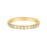 Urbanti Stainless Steel Crystal Ring Gold / US 4 / UK H / EUR 46 / (xxsmall)