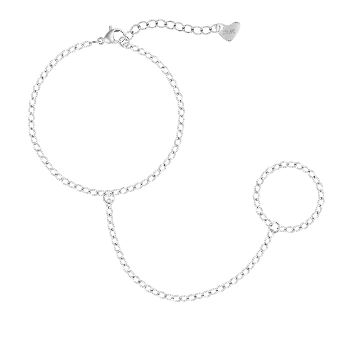 Urbanti Stainless Steel Cult Hand Chain Bracelet