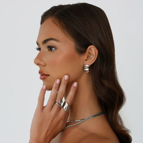 Urbanti Stainless Steel Curious Ring